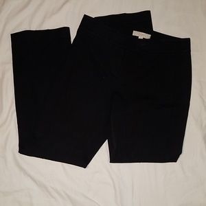 Ann Taylor Loft black Julie pant